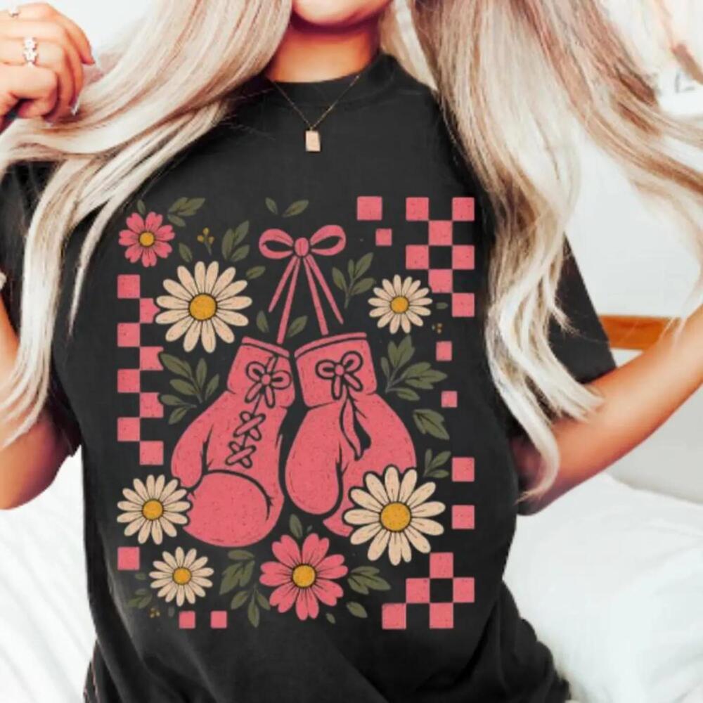 Awareness T Shirt, Boho Hippie Floral Shirt, In October